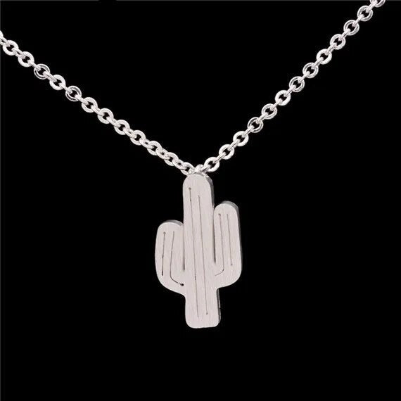 Cactus Pendant — waterproof jewelry