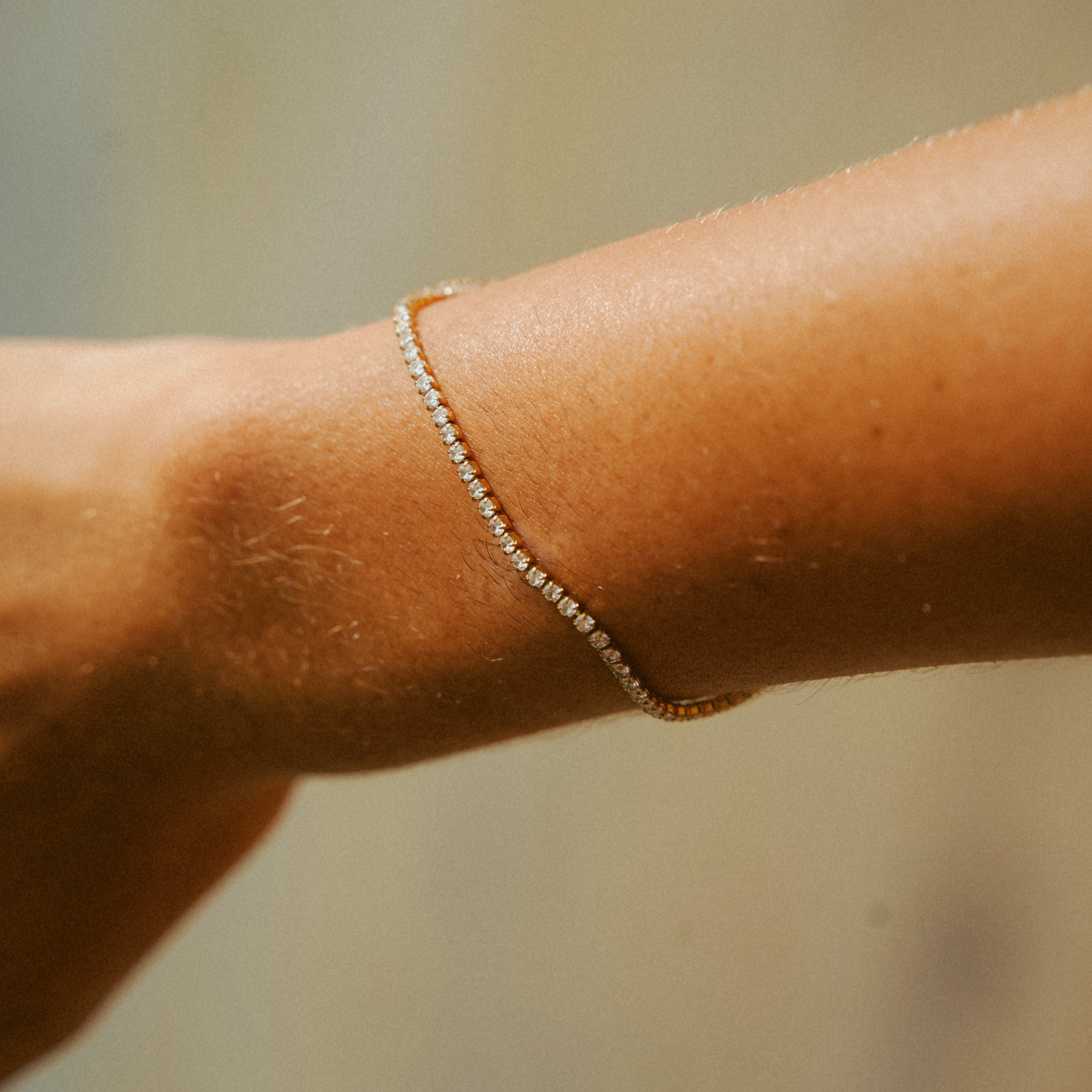 Adjustable Tennis Bracelet — waterproof jewelry