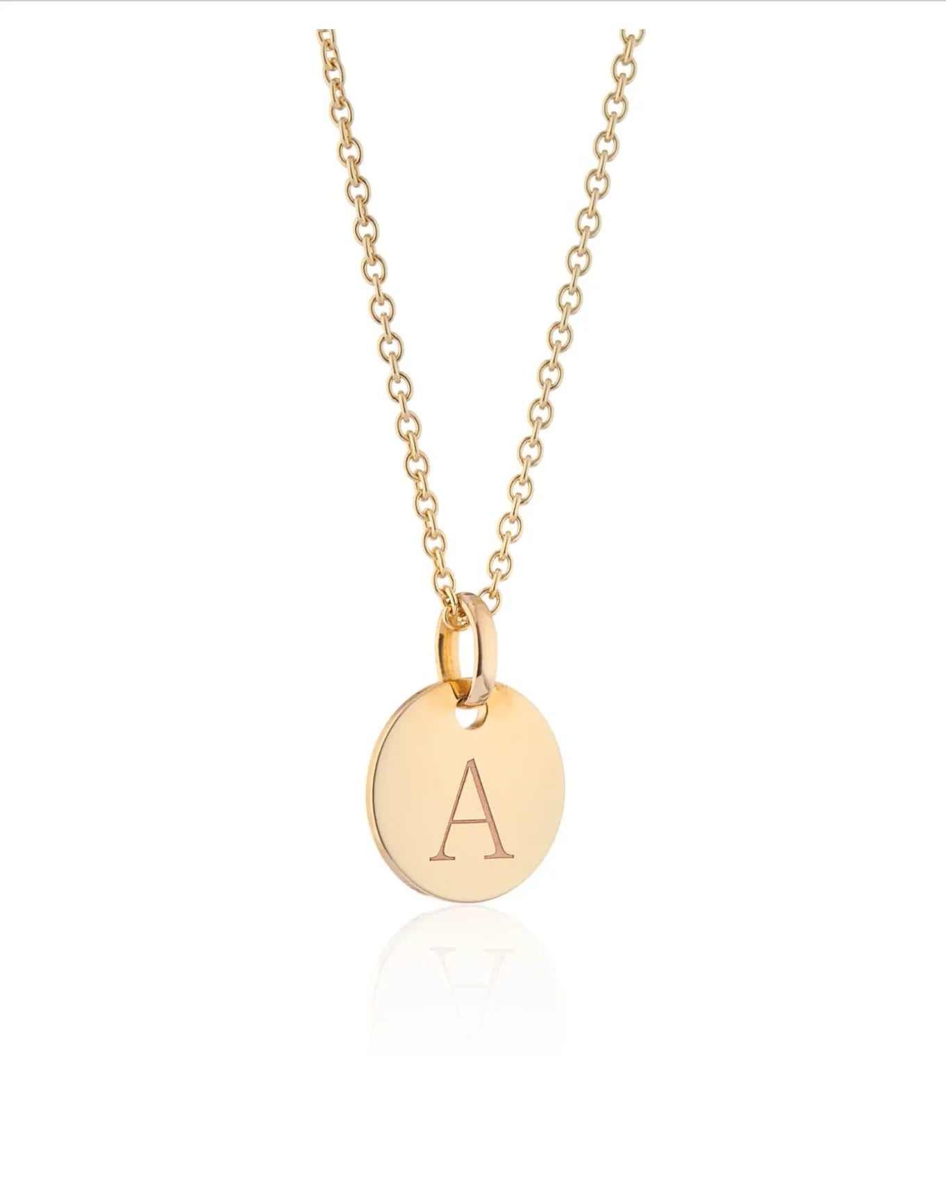 Aura Initial Necklace — view 4