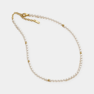 Aloha Pearl and Gold Choker