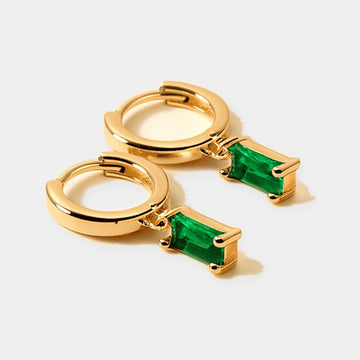 Birthstone Huggies Earrings