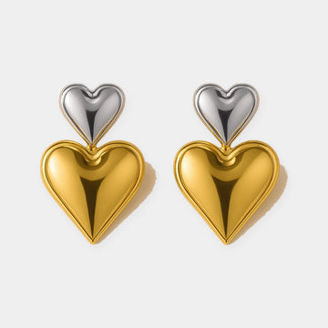 Duo Heart Earrings