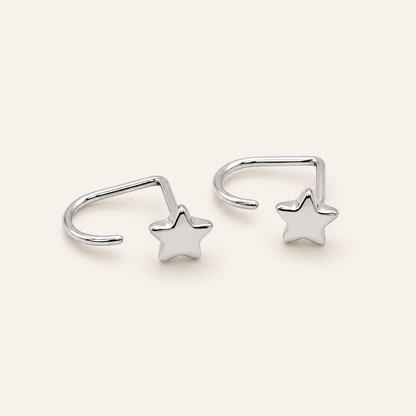 Gold Star Comfort Earrings