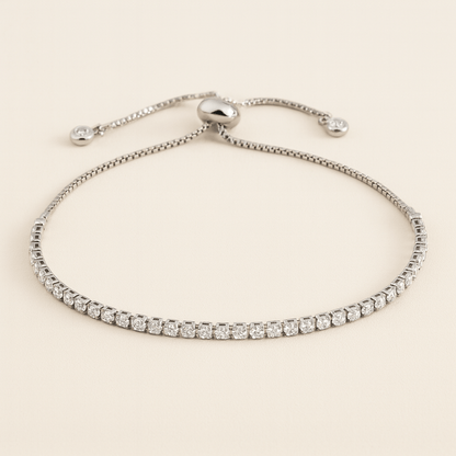 Adjustable Tennis Bracelet — waterproof jewelry