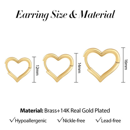 Sweet Heart Huggies — waterproof jewelry