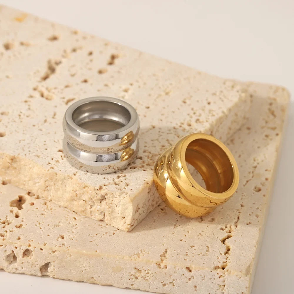 Birdie Stack Ring