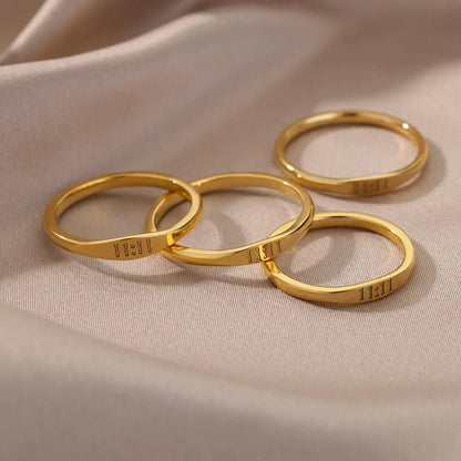 Angel Number Band — waterproof jewelry