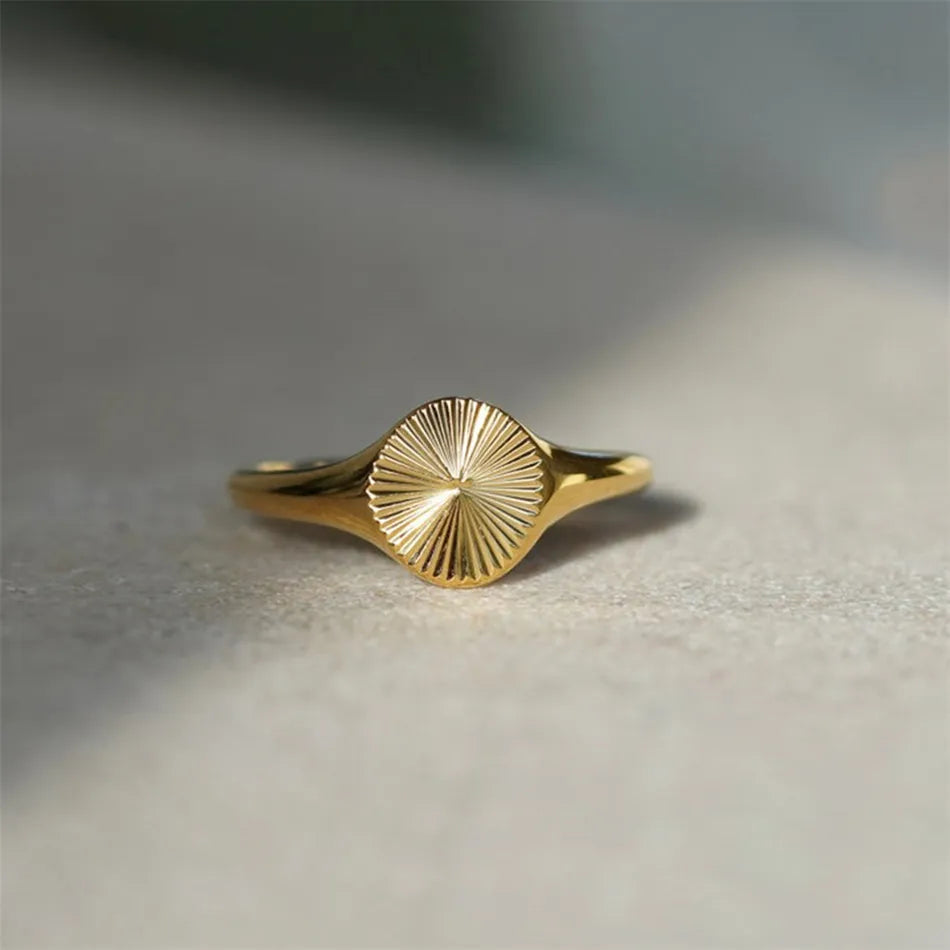 Sunburst Rising Ring — waterproof jewelry