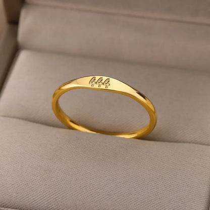 Angel Number Band — waterproof jewelry