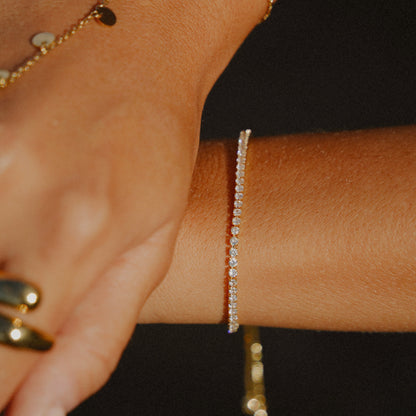 Adjustable Tennis Bracelet — waterproof jewelry