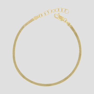 Stainless Steel Herringbone Bracelet