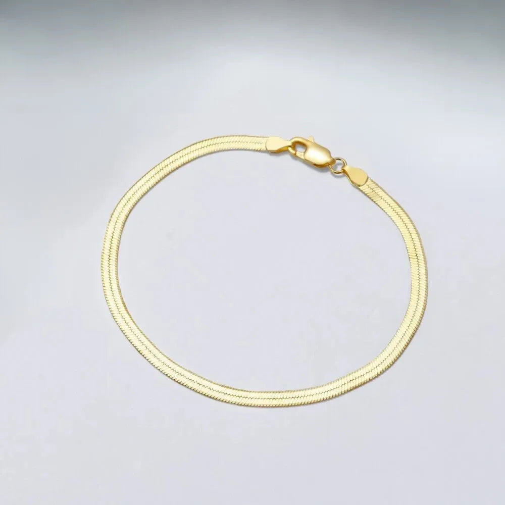 Stainless Steel Herringbone Bracelet — view 9
