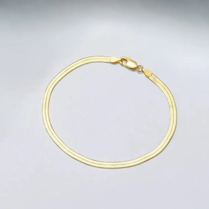 Stainless Steel Herringbone Bracelet — view 9