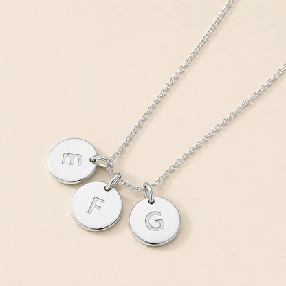 Aura Initial Necklace — view 2