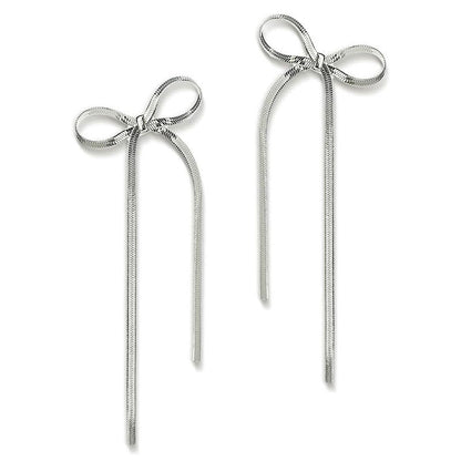 Ribbon Bow Earrings — waterproof jewelry