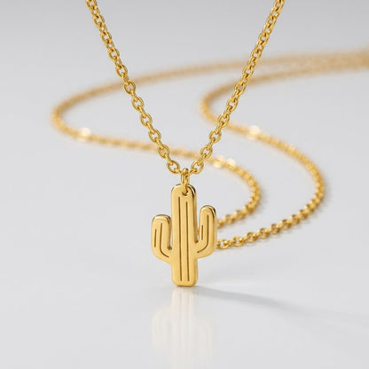 Cactus Pendant — waterproof jewelry