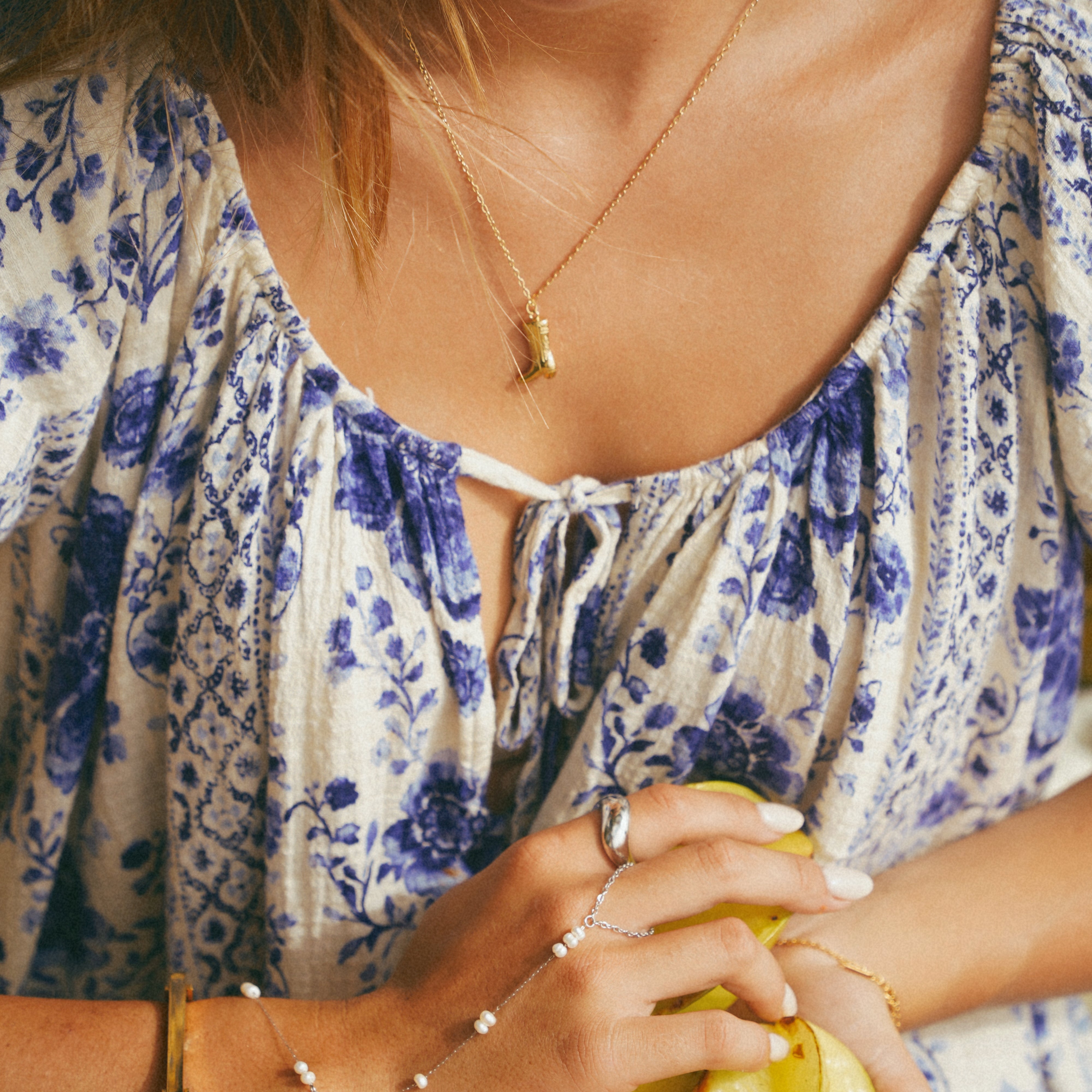 Cowgirl Boot Pendant — waterproof jewelry