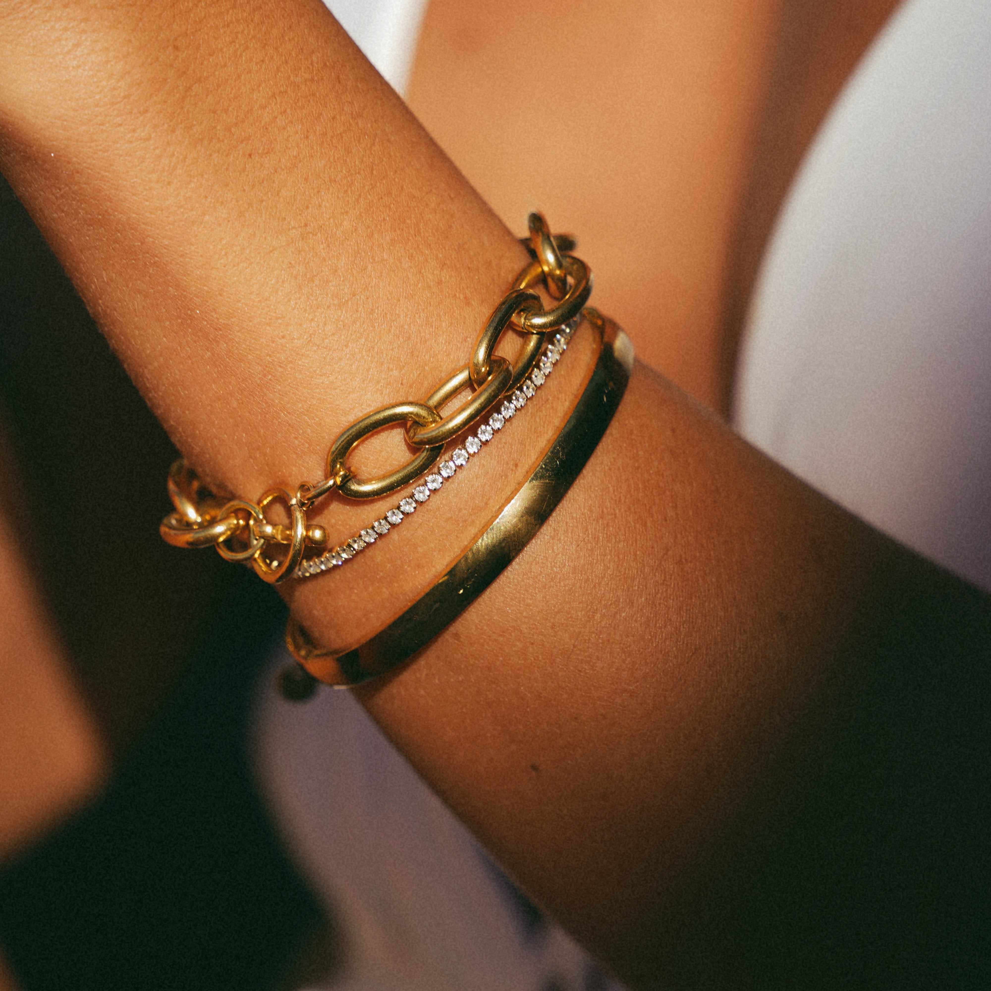 Adjustable Tennis Bracelet — waterproof jewelry